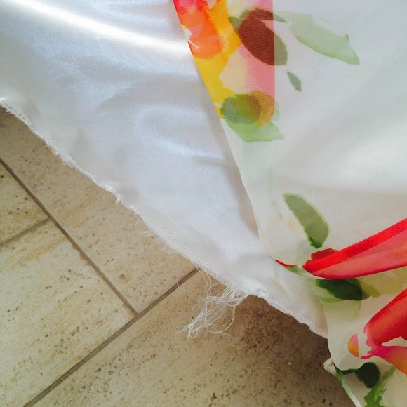 MORI LEE Strapless Beaded Floral Ball Gown Dress Prom Formal Small - Picture 10 of 10